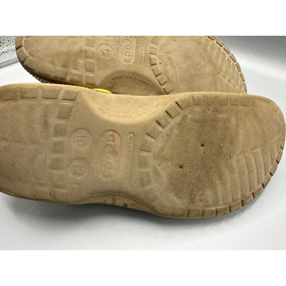 Crocs Duck Commander Limited Edition Camo Clogs Mens 10 Brown Yellow Advantage